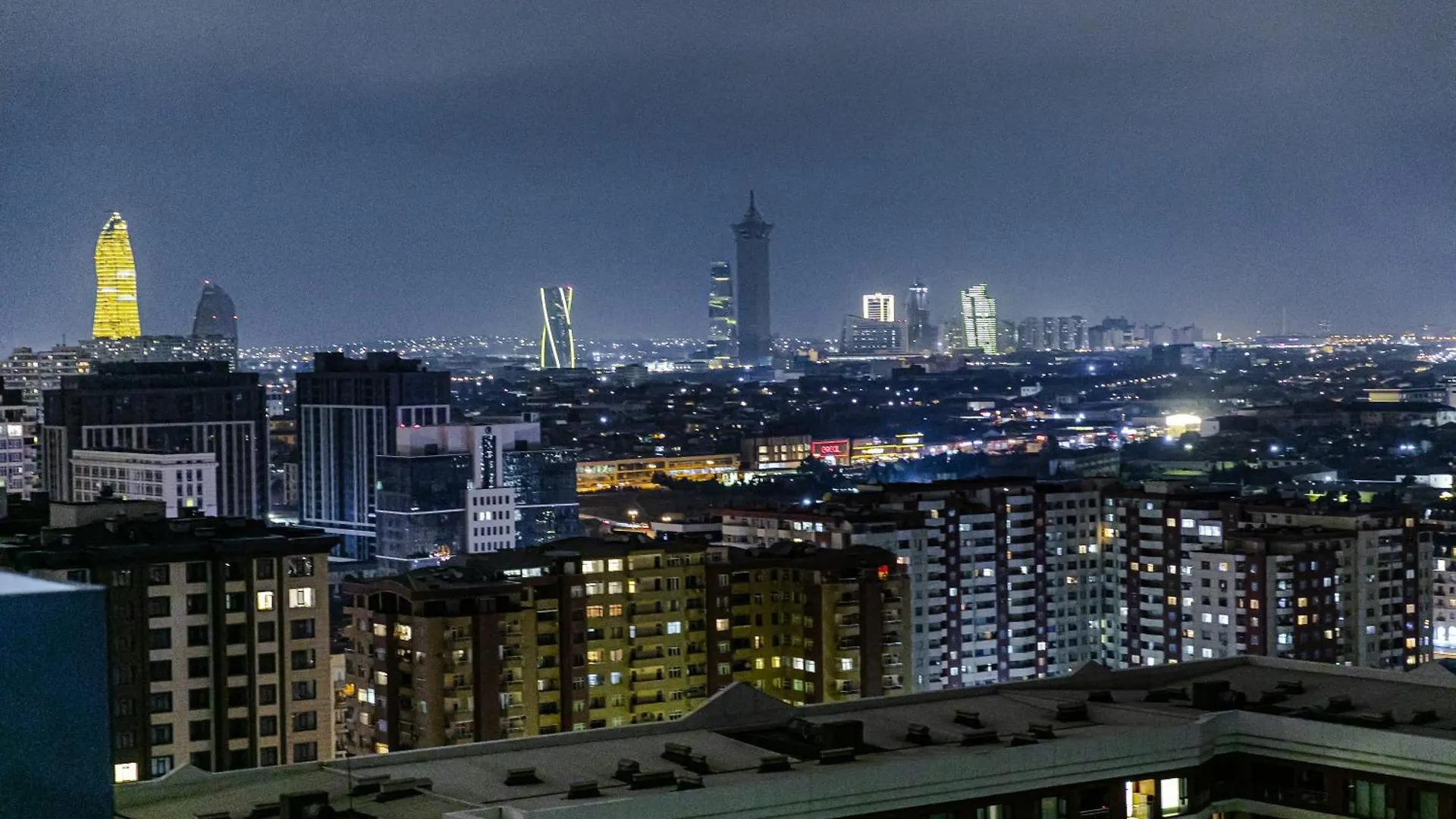 Baku Sky House In Megafun Residance Daire Azerbaycan